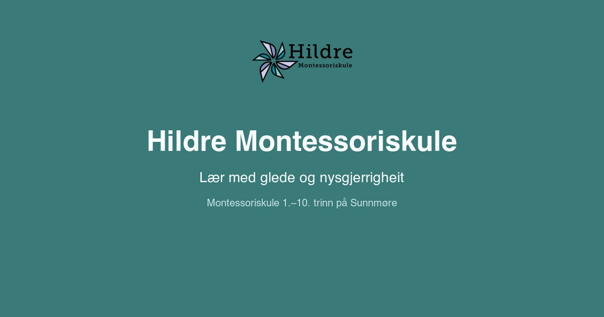 HILDRE MONTESSORISKULE SA